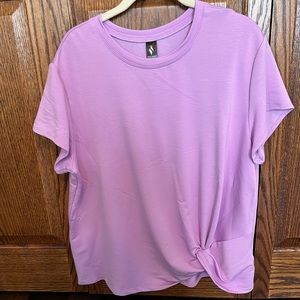Skechers Knotted-Bottom Top, Light Purple XL